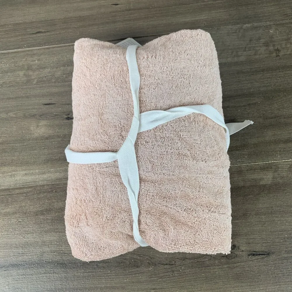 Soft Spa Bath Body Wrap Towel Bathrobe w/ Fast Dry Hair Drying Cap M/L - Cotton